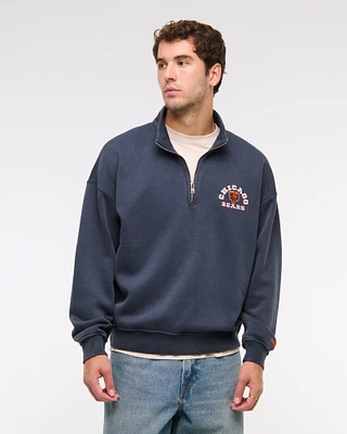 Chicago Bears Half-Zip Sweatshirt