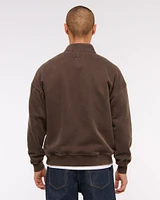 New England Patriots Half-Zip Sweatshirt