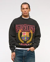 FC Barcelona Graphic Crew Sweatshirt