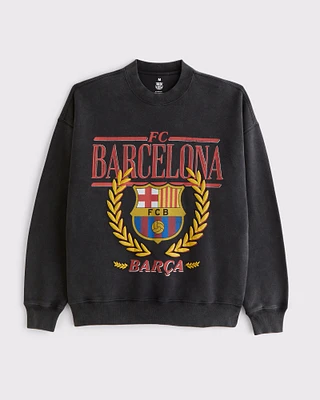 FC Barcelona Graphic Crew Sweatshirt