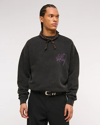 Whitney Houston Graphic Crew Sweatshirt