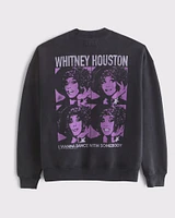 Whitney Houston Graphic Crew Sweatshirt