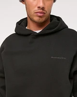 Micro-Logo Popover Hoodie