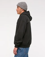 Micro-Logo Popover Hoodie