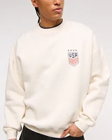 Manchester City FC Graphic Crew Sweatshirt