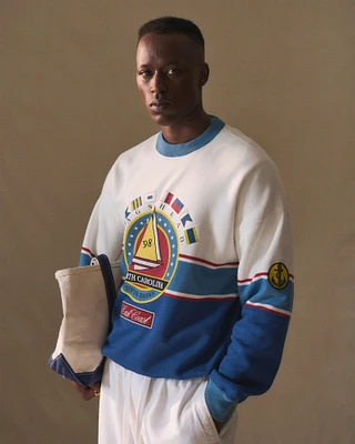Nautical Graphic Crew Sweatshirt