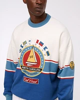 Nautical Graphic Crew Sweatshirt