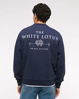The White Lotus Graphic Crew Sweatshirt