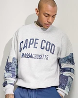 Cape Cod Graphic Crew Sweatshirt