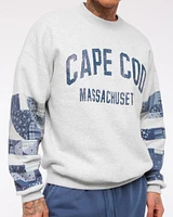 Cape Cod Graphic Crew Sweatshirt