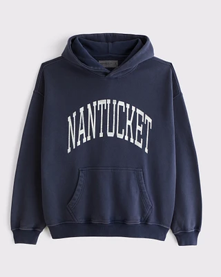 Nantucket Graphic Popover Hoodie