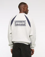 Oasis Graphic Crew Sweatshirt
