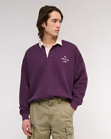 Cropped Essential Rugby Polo Sweatshirt