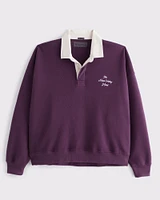 Cropped Essential Rugby Polo Sweatshirt