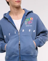 Prince Tennis Cropped Full-Zip Hoodie