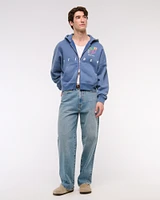 Prince Tennis Cropped Full-Zip Hoodie