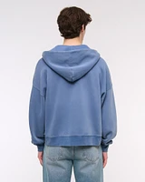 Prince Tennis Cropped Full-Zip Hoodie