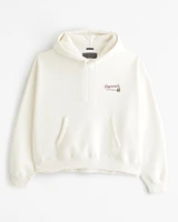 Sequoia Cropped Graphic Popover Hoodie