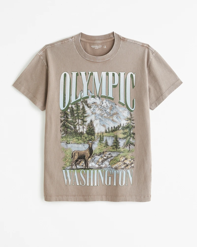 Olympic Peninsula Graphic Tee