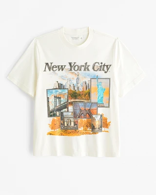 New York Vintage-Inspired Graphic Tee