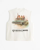 Premium Heavyweight Cropped Chevrolet Graphic Tank