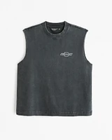 Premium Heavyweight Cropped Chevrolet Graphic Tank