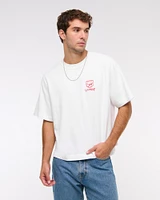 Premium Heavyweight Cropped Viper Graphic Tee