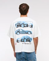 Premium Heavyweight Cropped Viper Graphic Tee