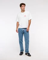 Premium Heavyweight Cropped Viper Graphic Tee