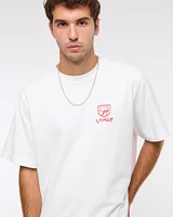 Premium Heavyweight Cropped Viper Graphic Tee