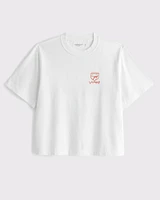Premium Heavyweight Cropped Viper Graphic Tee