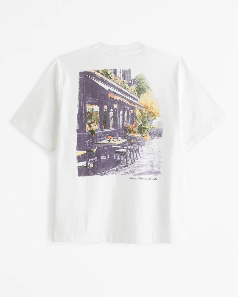 Premium Heavyweight Cafe Graphic Tee