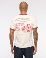 Cocktail Lounge Shrunken Graphic Tee