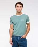 Sporty Shrunken Graphic Tee