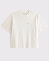 Premium Heavyweight Cropped Graphic Tee