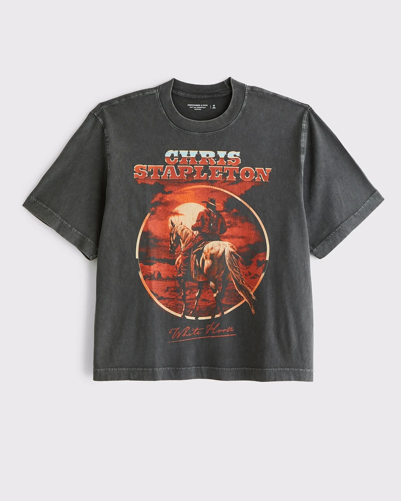 Cropped Chris Stapleton Graphic Tee