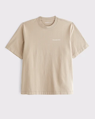 Premium Heavyweight Micro-Logo Tee