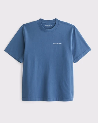 Premium Heavyweight Micro-Logo Tee
