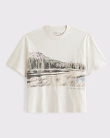 Cropped Western Graphic Tee