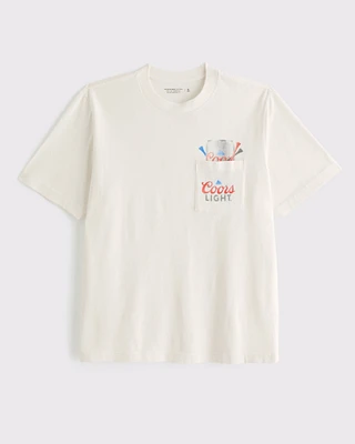 Coors Light Vintage-Inspired Graphic Tee