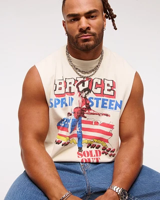 Premium Heavyweight Cropped Bruce Springsteen Tank