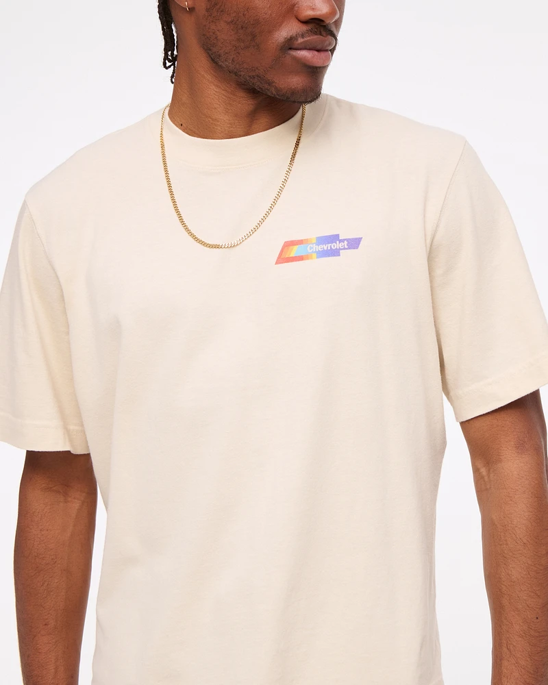 Chevrolet Vintage-Inspired Cropped Graphic Tee