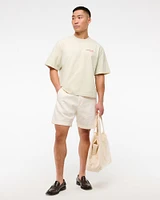 Premium Heavyweight Cropped Beach Club Graphic Tee