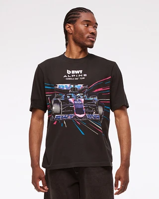 Alpine Racing Vintage-Inspired Graphic Tee