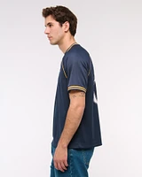 Guinness Cropped Soccer-Inspired Graphic Tee