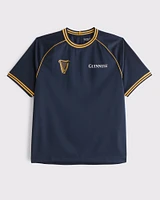 Guinness Cropped Soccer-Inspired Graphic Tee