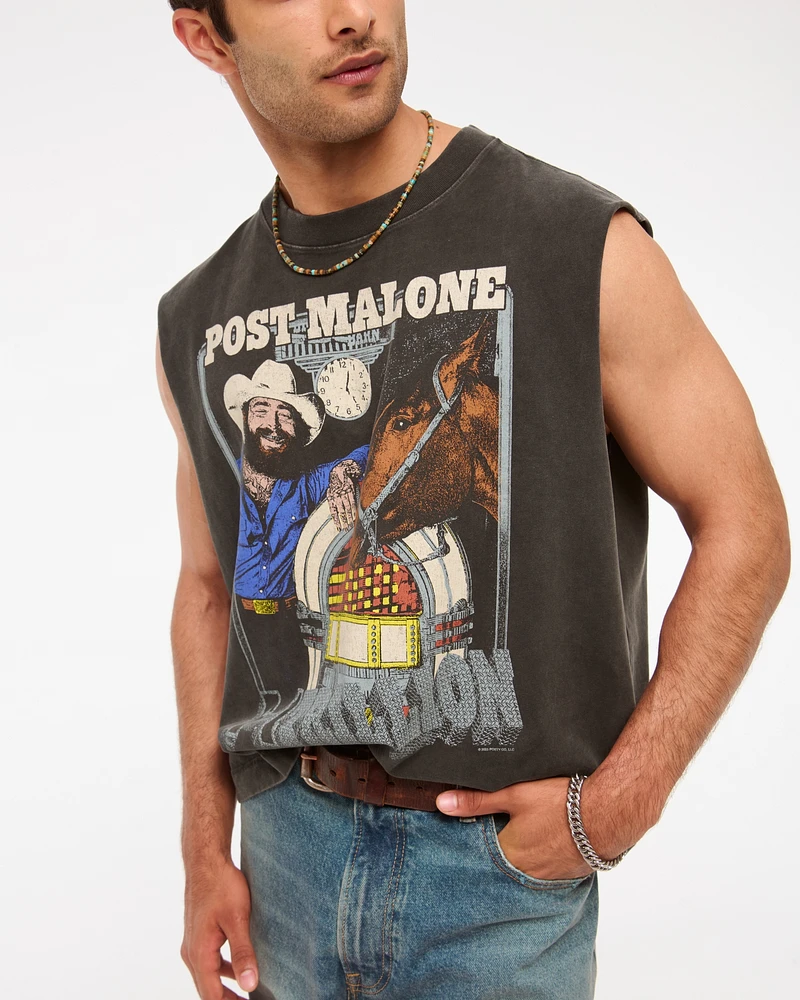 Premium Heavyweight Cropped Post Malone Tank