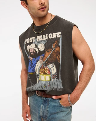 Premium Heavyweight Cropped Post Malone Tank