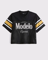 Modelo Cropped Football Jersey