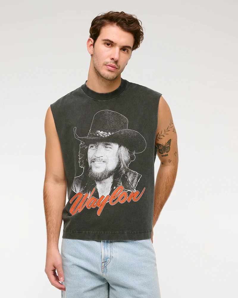 Premium Heavyweight Cropped Budweiser Tank
